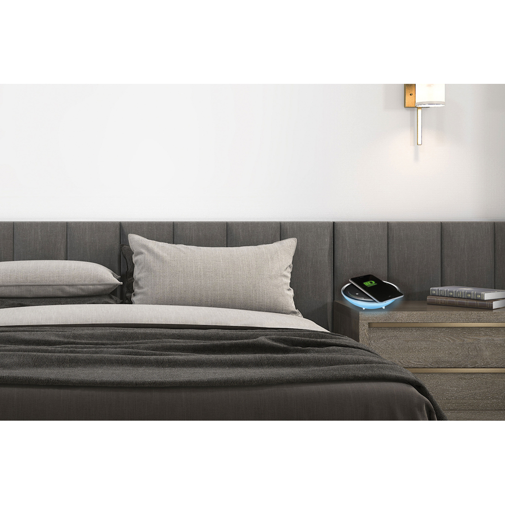 Nočná stolná lampa LED PDLU1 s nabíjačkou Qi