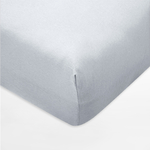 Prestieradlo z džerseja s gumičkou v svetlosivej farbe IVETTE 200x220 cm
