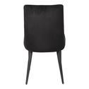 Velúrová stolička JAVON čierna