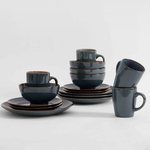 Jedálenská súprava MODAR BLUE, 16-dielna