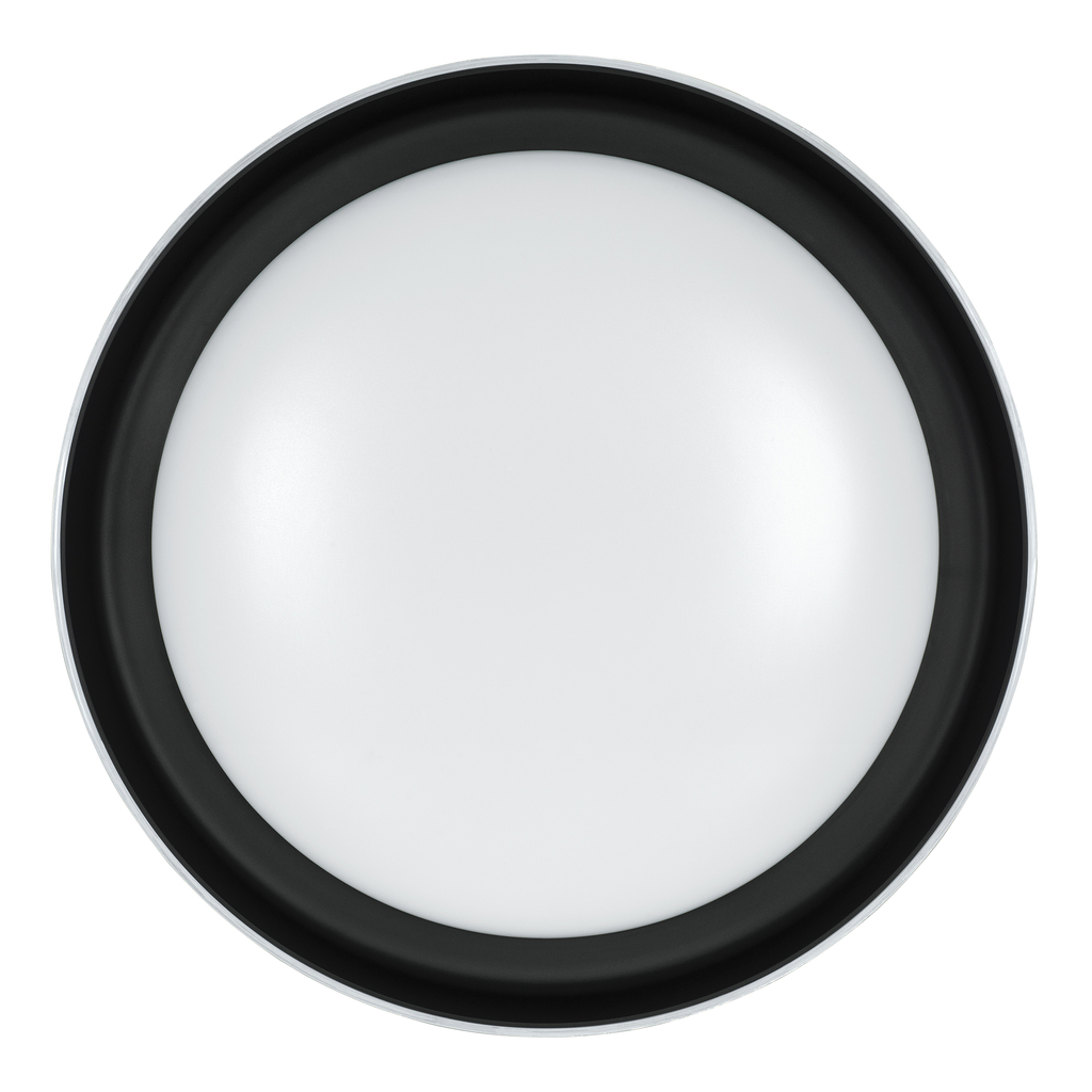 LED plafón čierny AJE-FOCUS s diaľkovým ovládaním