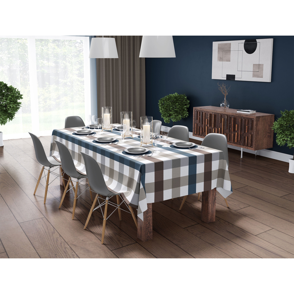 Károvaný obrus 110 x 160 cm