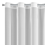 Záclona JULITA do obývacej izby, biela 135x250 cm