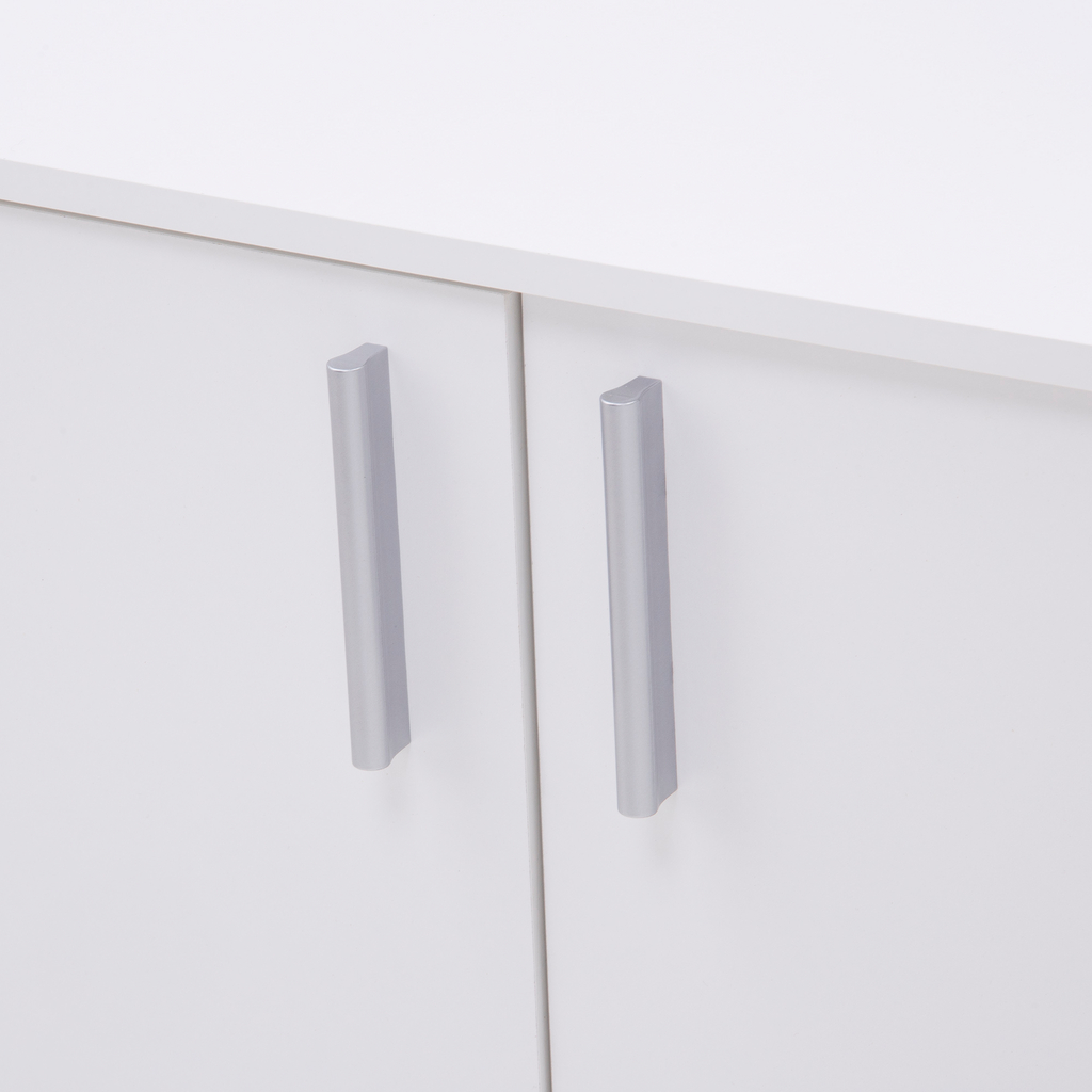 Komoda dvojdverová biela OPTI vysoká 85 cm