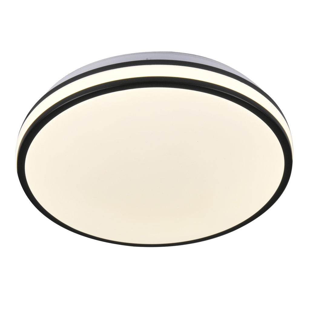 Stropná lampa LED 15W čierno-biela ORBIT 28 cm