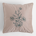 Dekoračná obliečka na vankúš béžová PERLA 45x45 cm