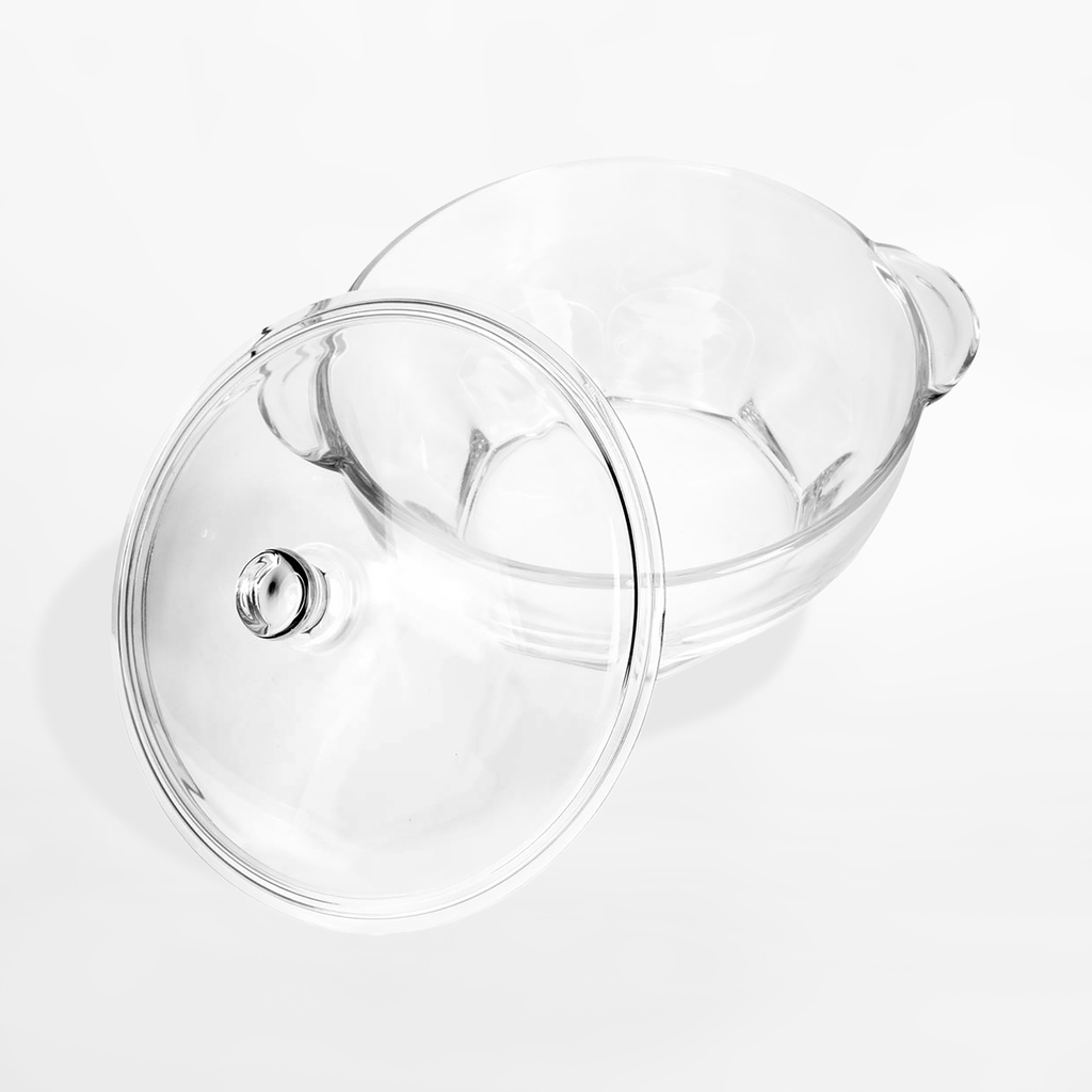 Sklenená polievková misa s pokrievkou GRANITY 2,5 l