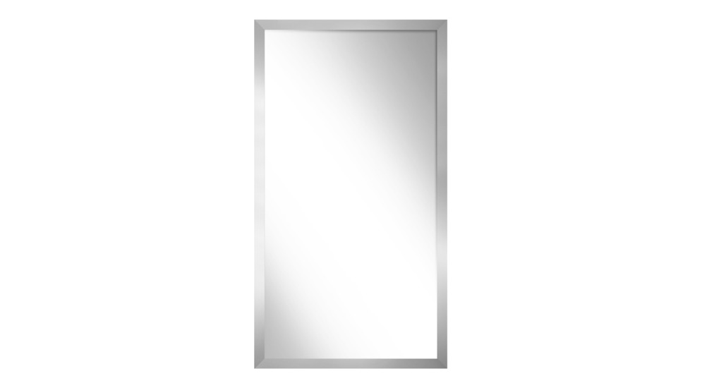 Zrkadlo so strieborným rámom SLIM 67,5 x 127,5 cm