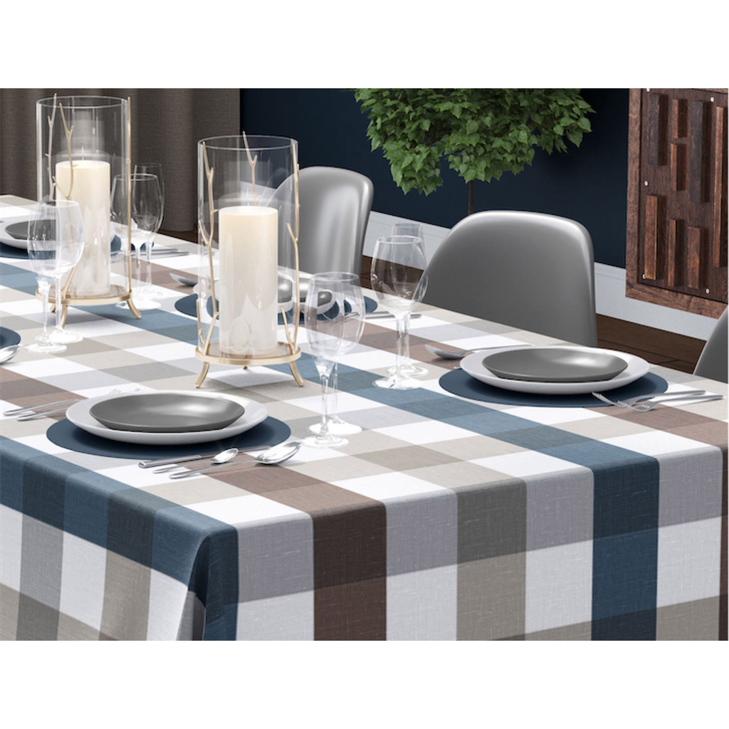 Károvaný obrus 110 x 160 cm