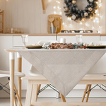 Obrus LANA béžovo-strieborný 140x260 cm