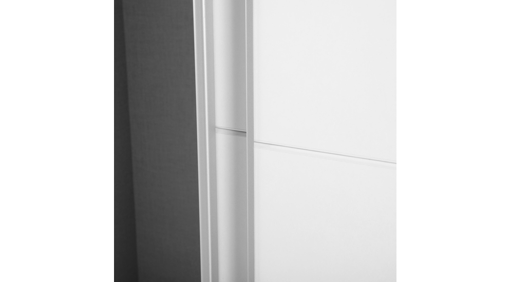Skriňa s posuvnými dvermami biela SCHACH MATT 120 cm