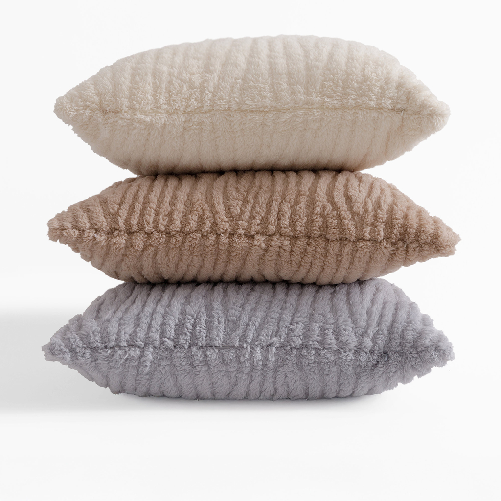 Dekoračná obliečka na vankúš bielej farby ALPEN 45x45 cm