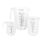 Sada 3 džbánov s odmerkou