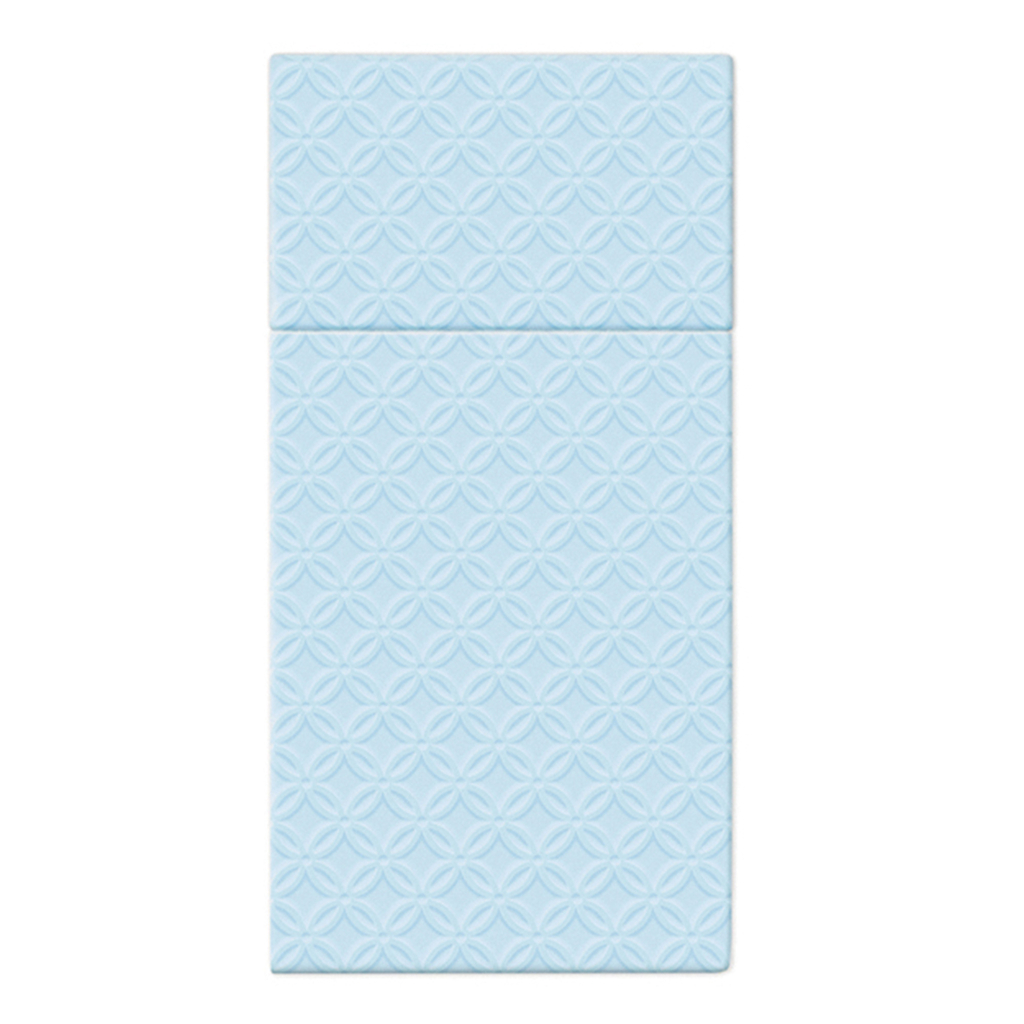 Modré obrúsky s vreckom na príbor POCKET INSPIRATION MODERN 16 ks.