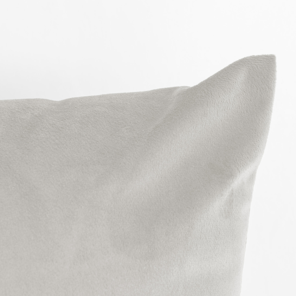 Krémový velúrový vankúš VELVIO 45x45 cm