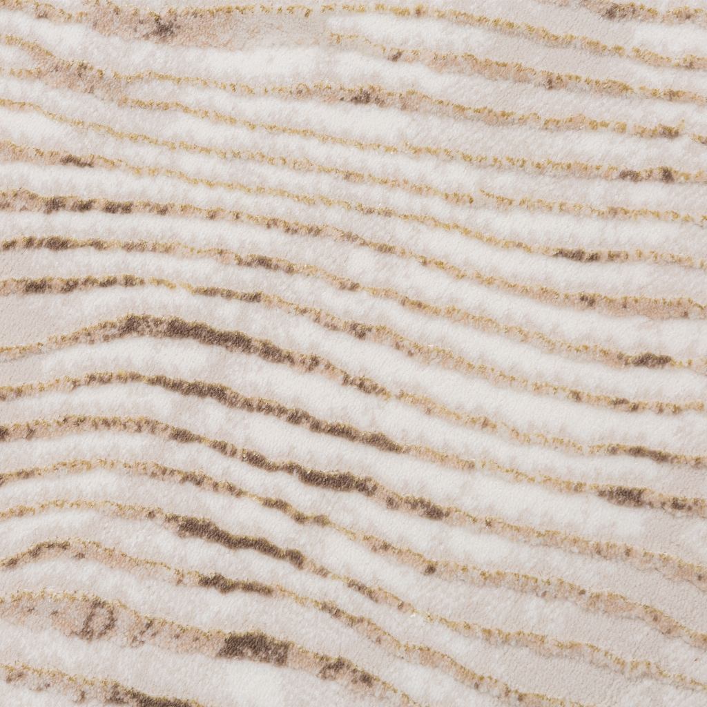 Abstraktný béžovo-zlatý koberec STUDIO 120x170 cm