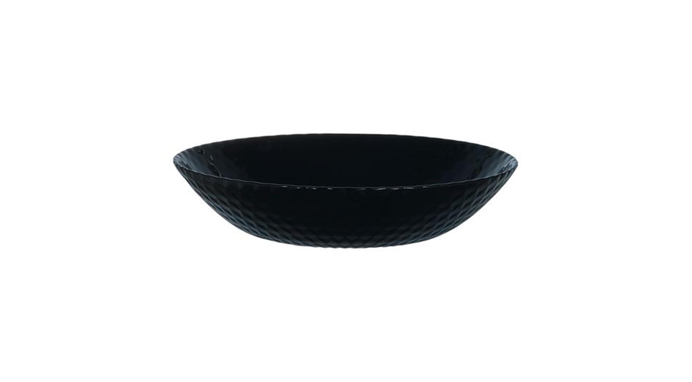 Hlboký tanier čierny PAMPILLE 20 cm