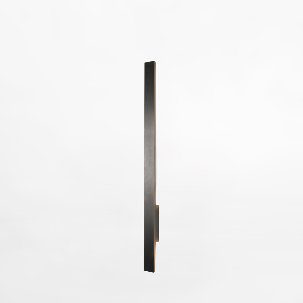 Vonkajšie nástenné svietidlo 100 cm vysoké LED IP65 čierne LUMINOUS