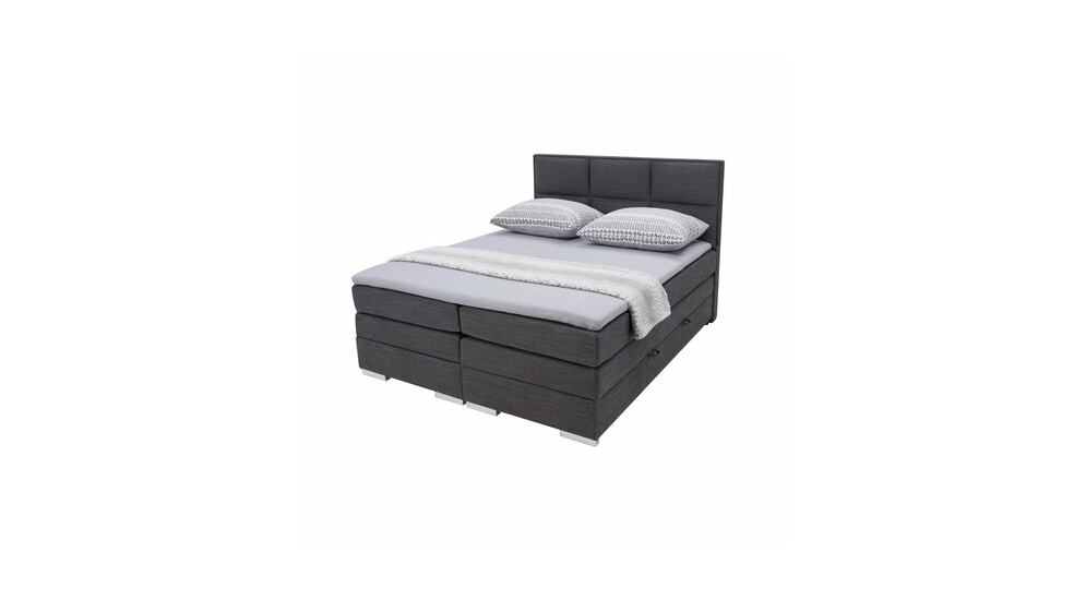 Kontinentálna posteľ sivá FLORENCE NEW 160 x 200 cm