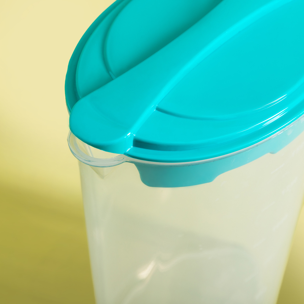 Súprava plastový džbán a 4 zelené poháre