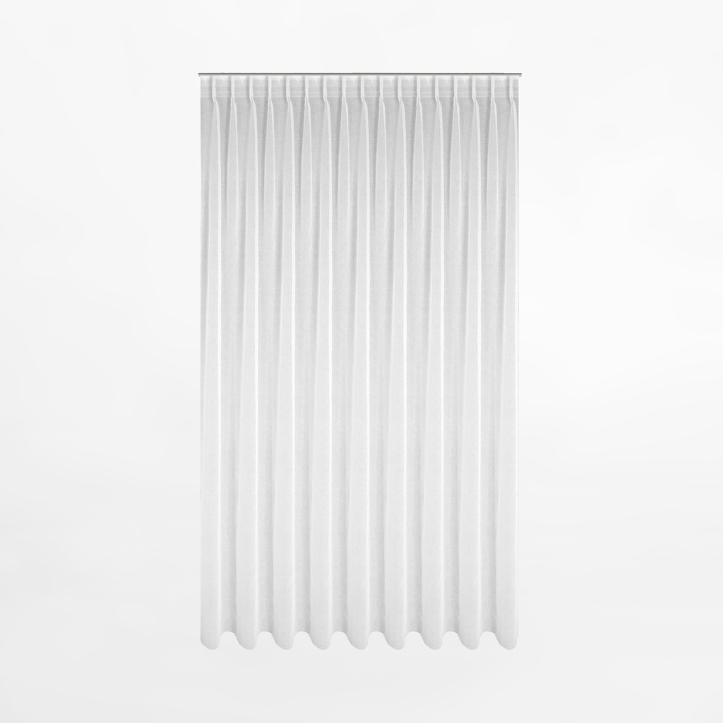 Záclona na flexi páske biela LAYLA 300x300 cm