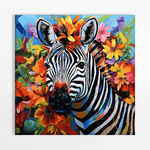 Obraz na plátne ZEBRA II 60x60 cm