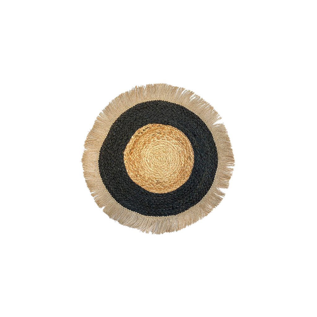 Prestieranie na stôl boho čierno-béžové 36 cm