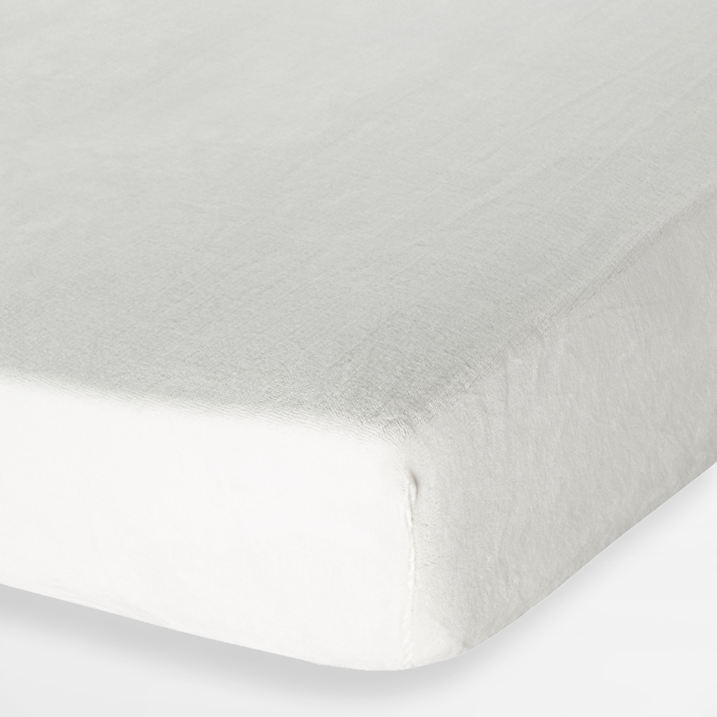 Fleecové prestieradlo krémové FLANO 160x200 cm