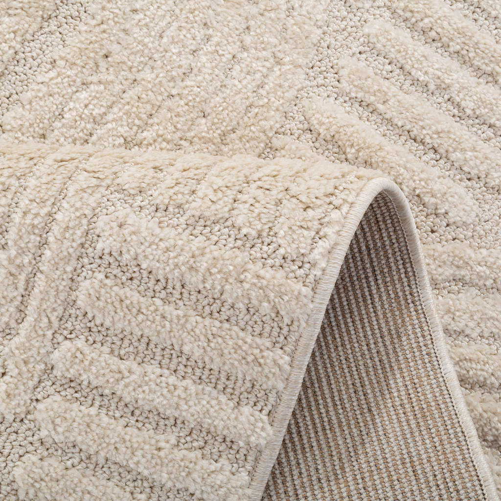 Koberec LA CASA 3D krémový 80x150 cm