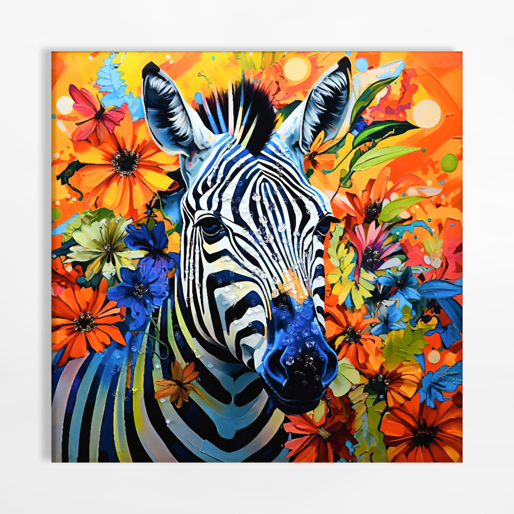 Obraz na plátne ZEBRA I 60x60 cm