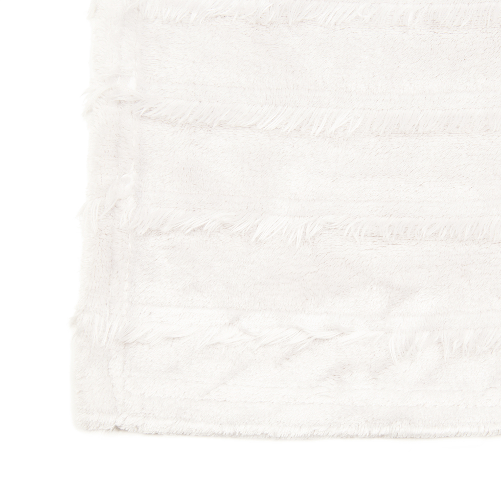 Krémová deka so strapcami ASHA 130x160 cm