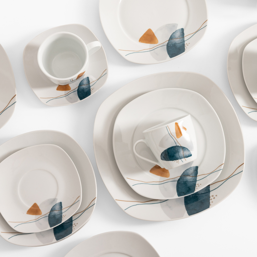 Jedálenská a kávová súprava REEF, 30-dielna