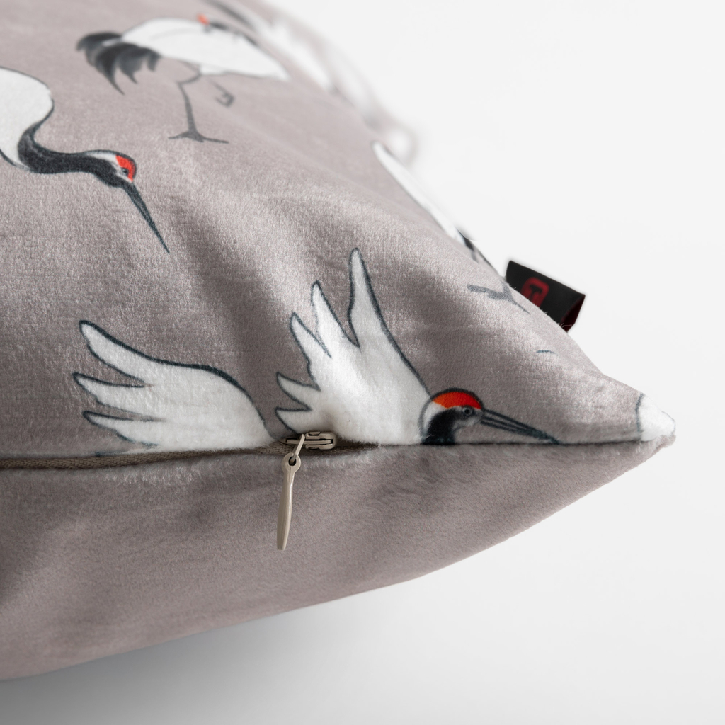 Obliečka na vankúš v sivej farbe LEANDRO 45x45 cm