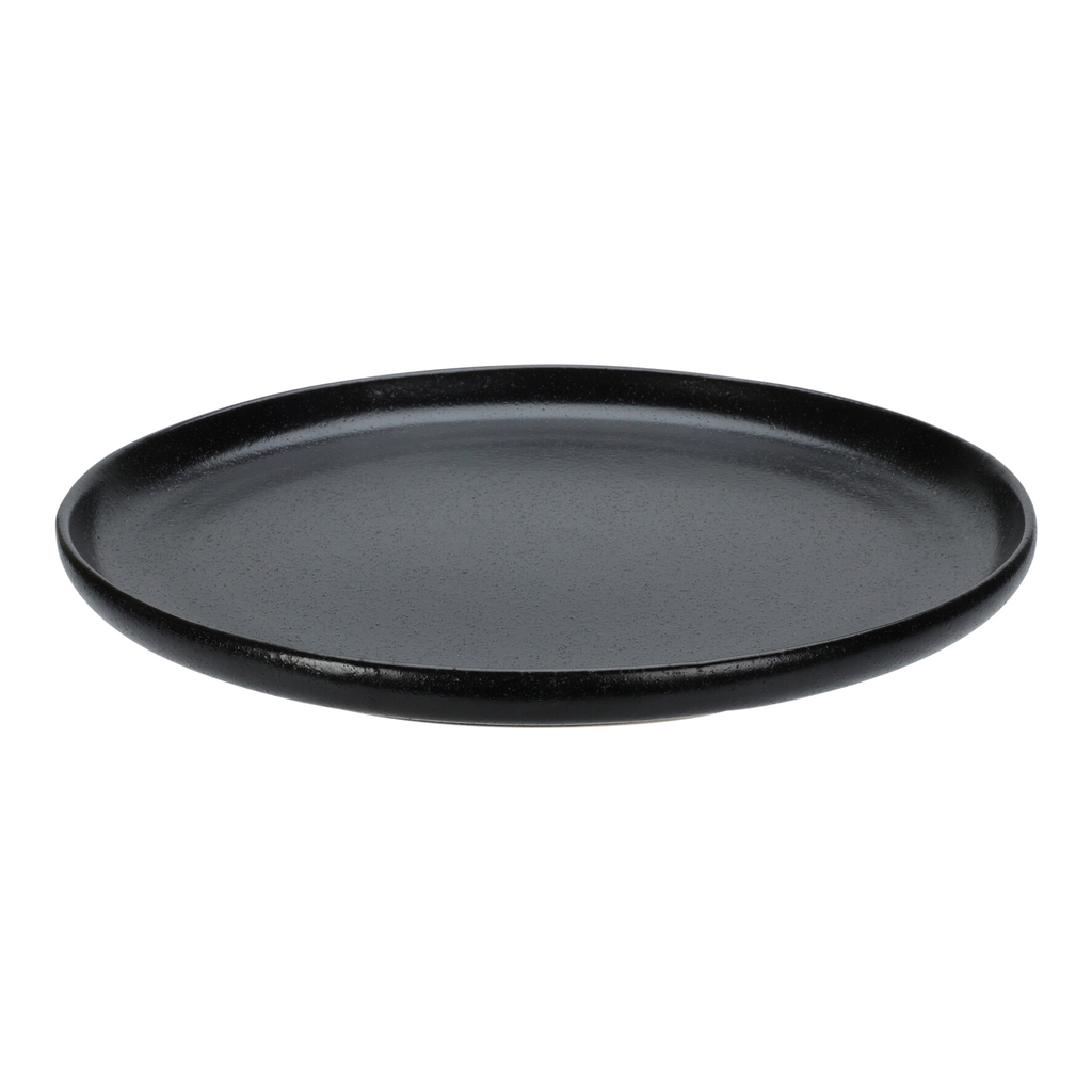 Keramický jedálensky tanier čierny 26 cm