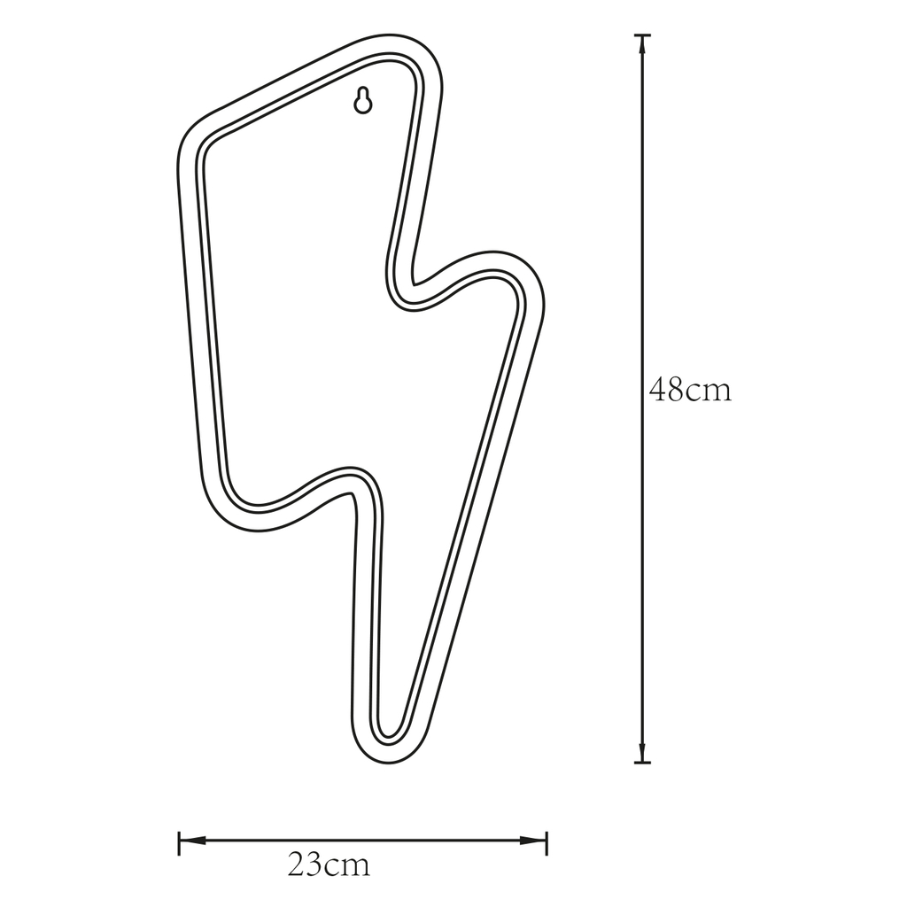 Dekoratívne svietidlo LED LIGHTNING