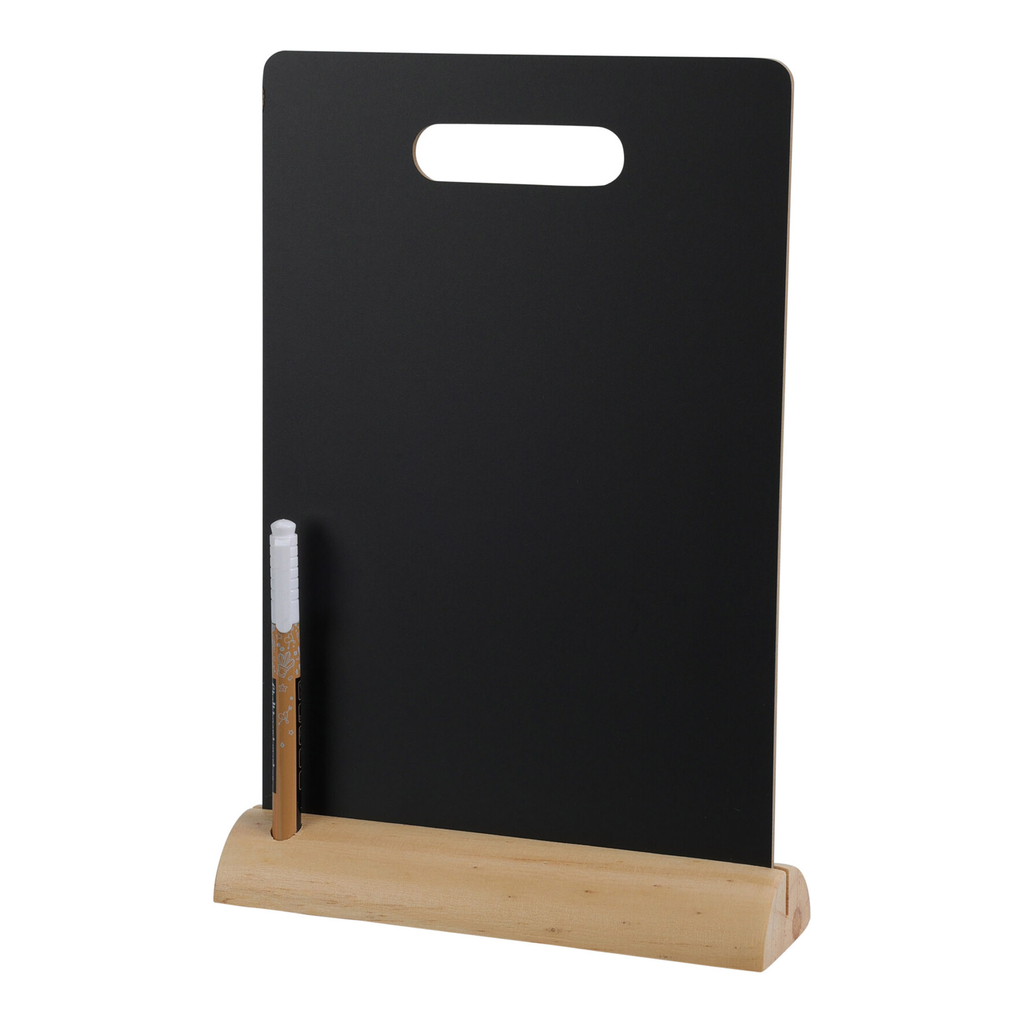 Kriedová tabuľa s držadlom a kriedovou fixkou 20x30 cm