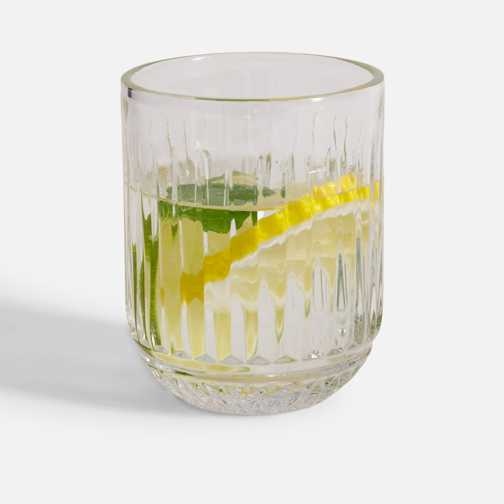 Nízky vrúbkovaný pohár 250 ml