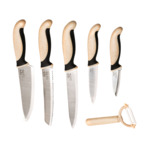 Súprava 5 ks nožov so škrabkou NATURE