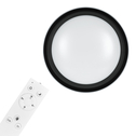 LED stropné svitidlo čierne AJE-FOCUS s diaľkovým ovládaním