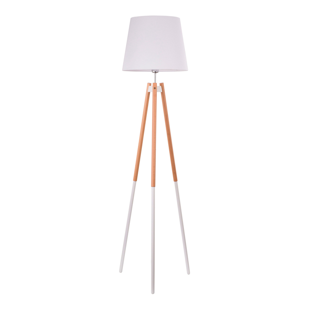 Stojacie svietidlo na statíve tienidlo biele VAIO NEW