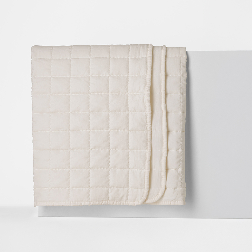 Prehoz na posteľ v krémovej farbe GISELLE 180x200 cm