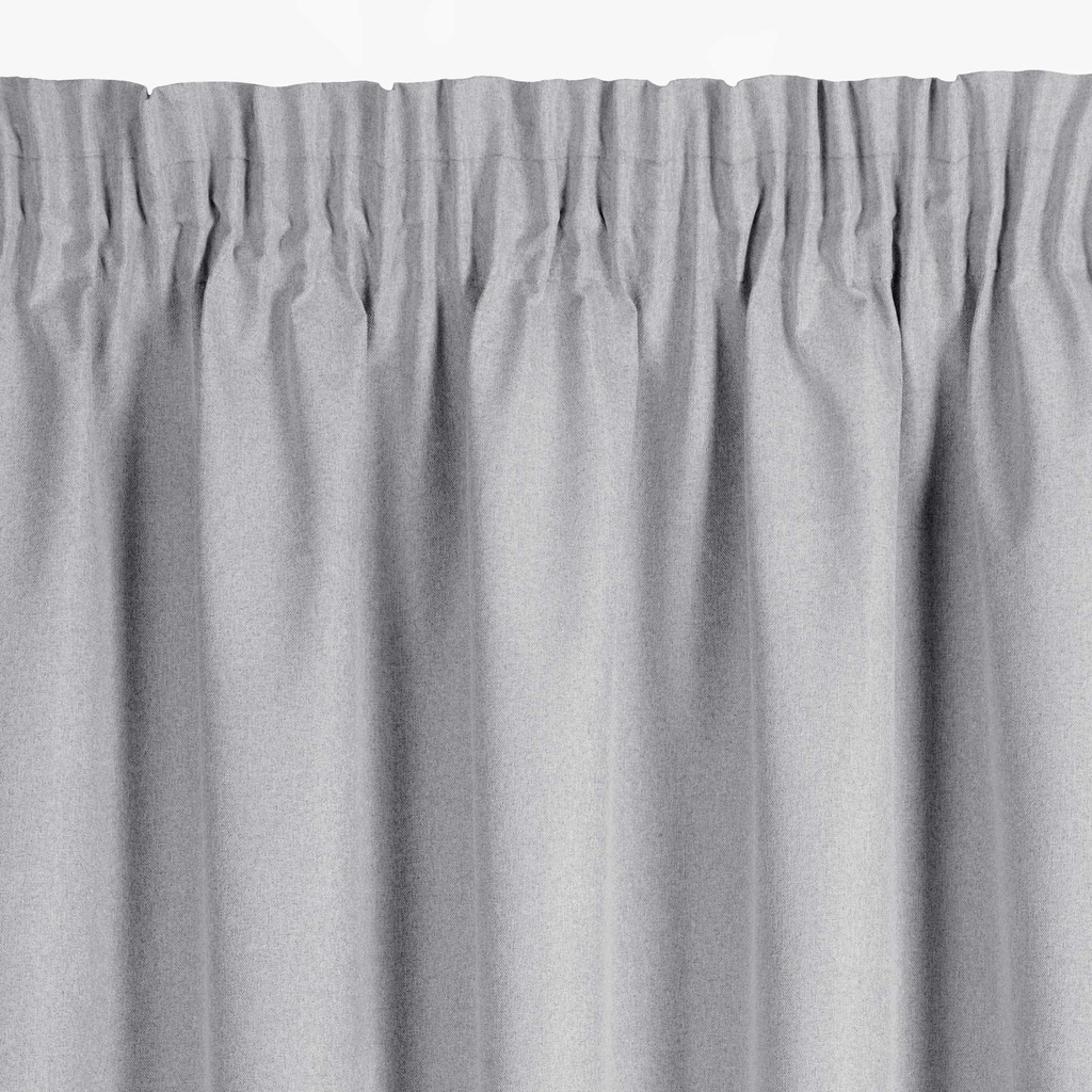 Záves na páske v oceľovej farbe SUZAN 135x270 cm