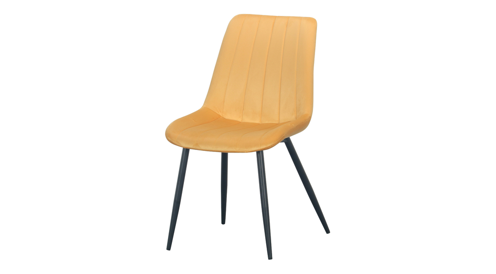 Čalúnená stolička DERUCA žltá