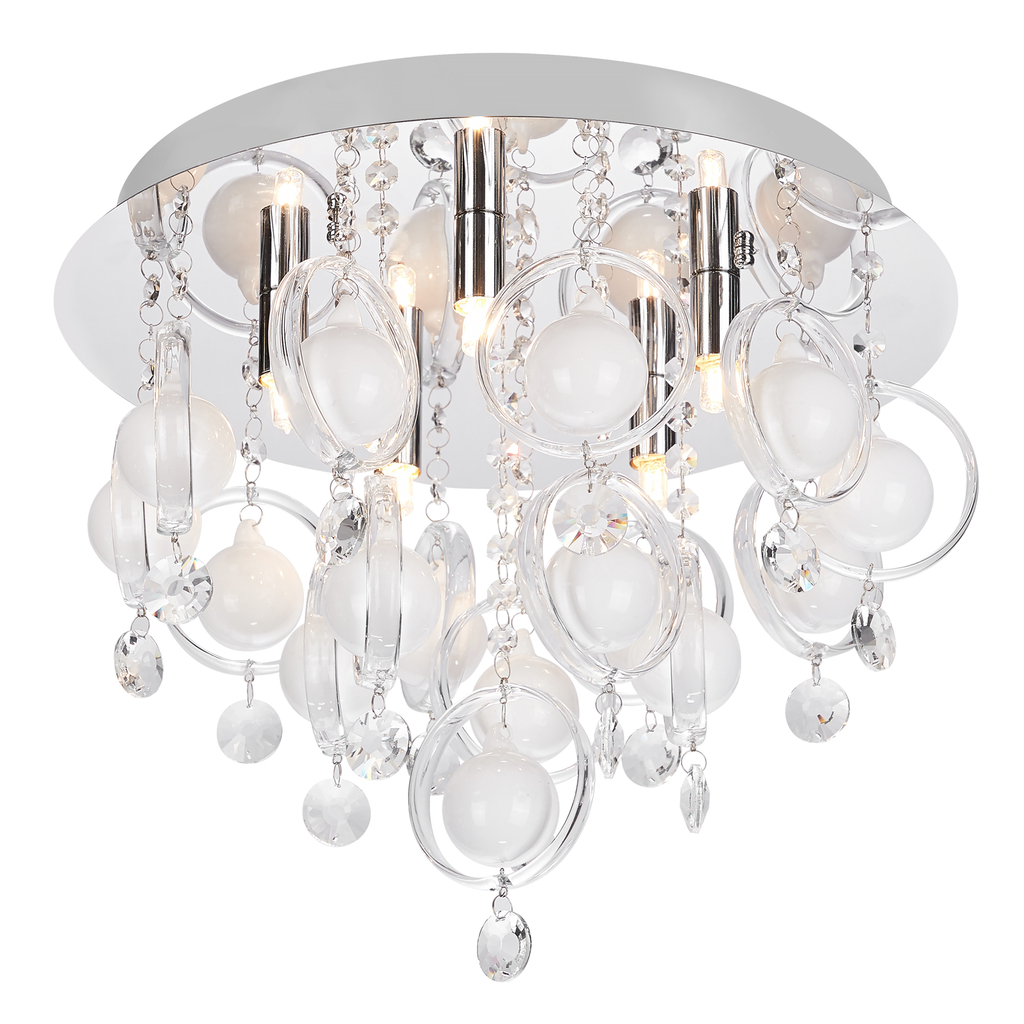 Stropné svietidlo chrómované 5xG9 GRESSA