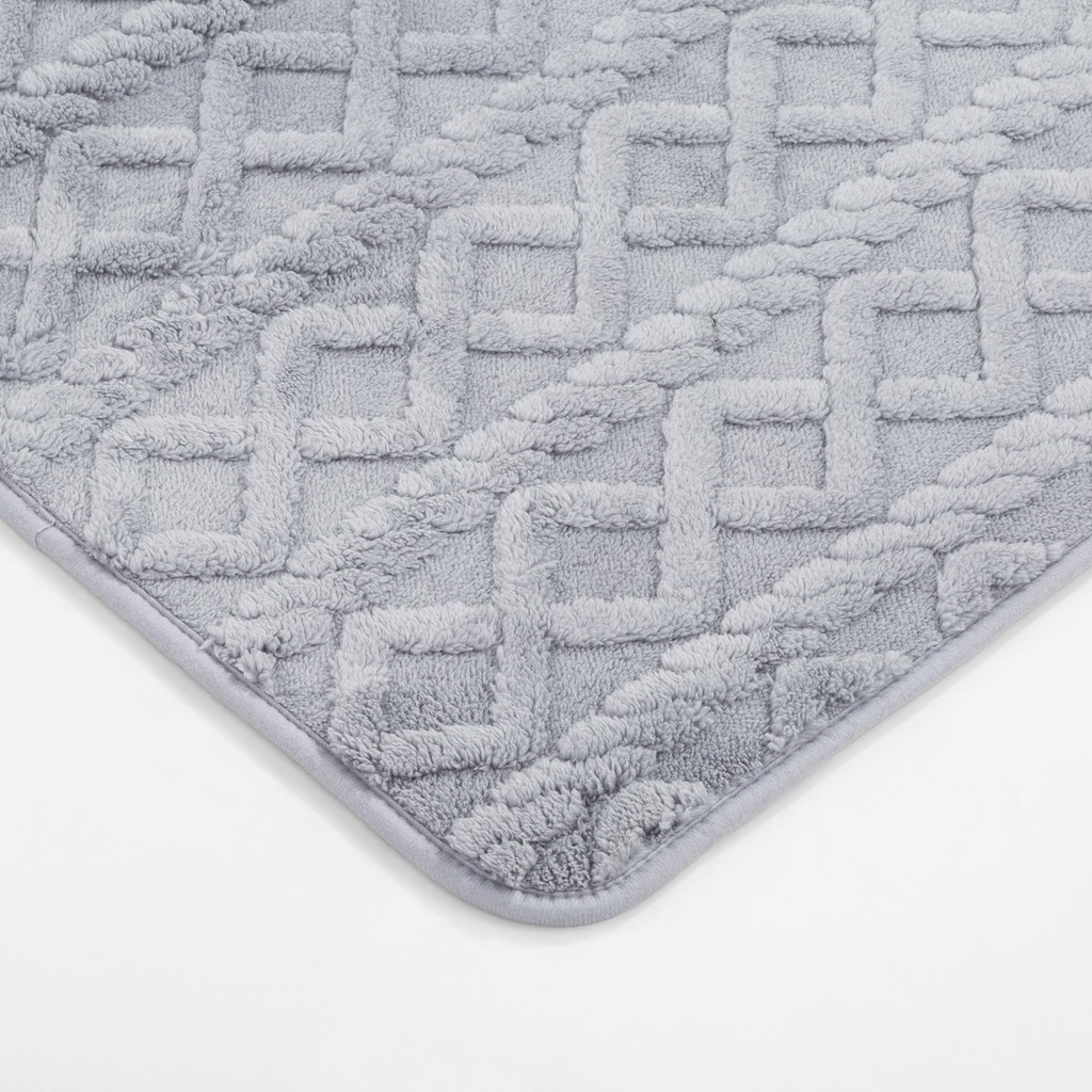 Kúpeľňová predložka NORDIC, sivá, 50x80 cm