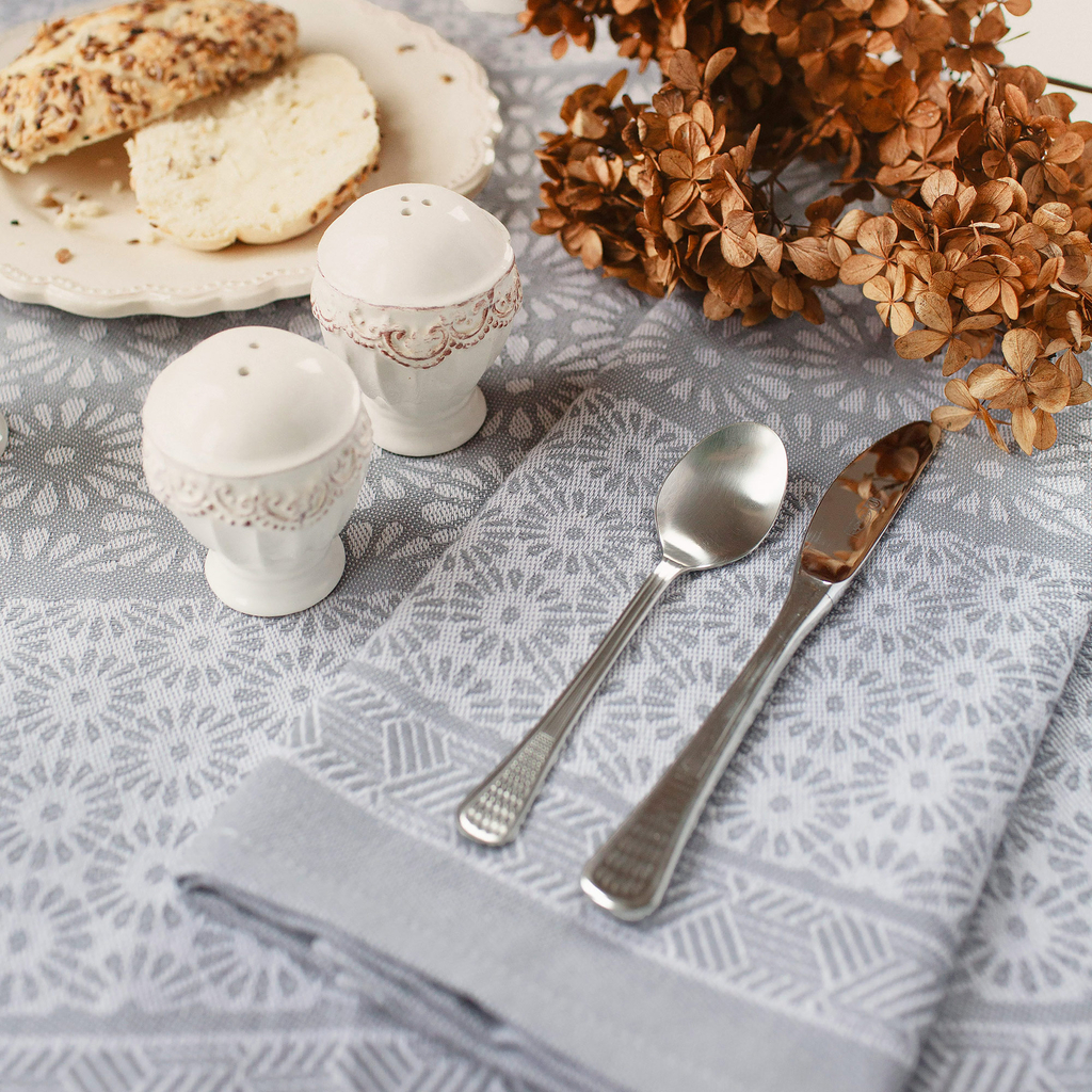 Kuchynská utierka CARINO sivo-biela 40x60 cm