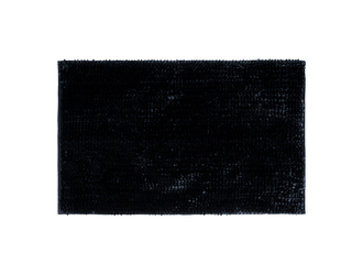 Kúpeľňový koberček CHENILLE, čierny 40x60 cm