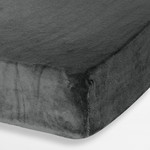 Prestieradlo v oceľovej farbe FLANO 160x200 cm