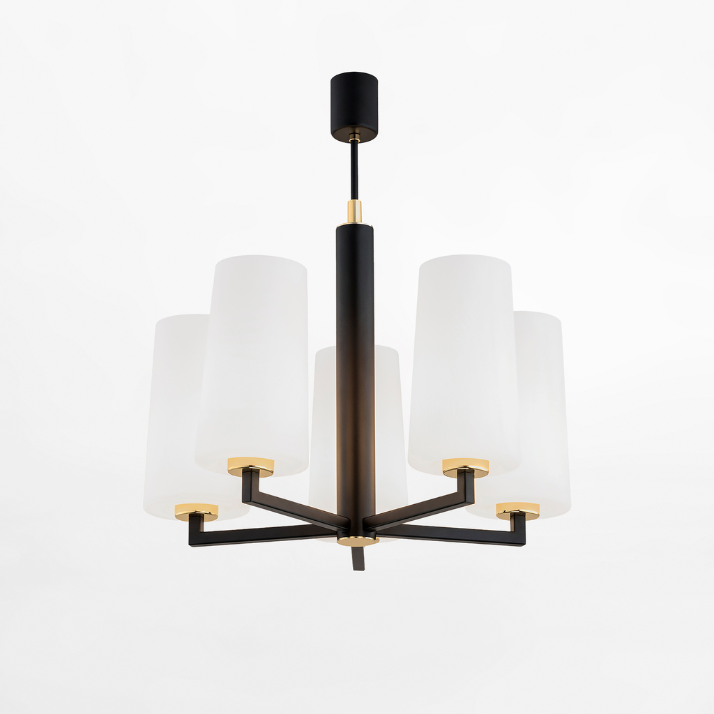 Závesné svietidlo v čiernej farbe CAMELOT PLUS