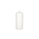 Cylindrická sviečka biela 6x13 cm